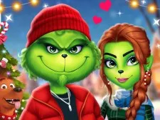 The Grench Couple Holiday Dress up